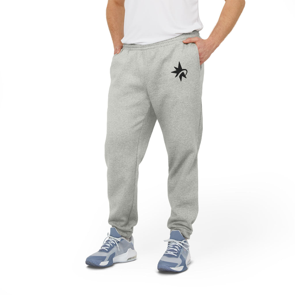 Adidas x NovaThread Fleece Joggers — Grey Cozy Athletic Sweatpants