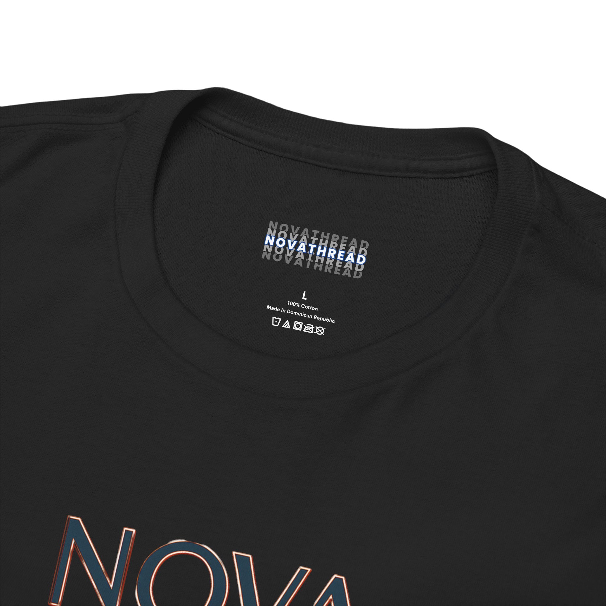 Nova Thread Graphic Tee — Minimal Logo Cotton T-Shirt for Everyday Wear