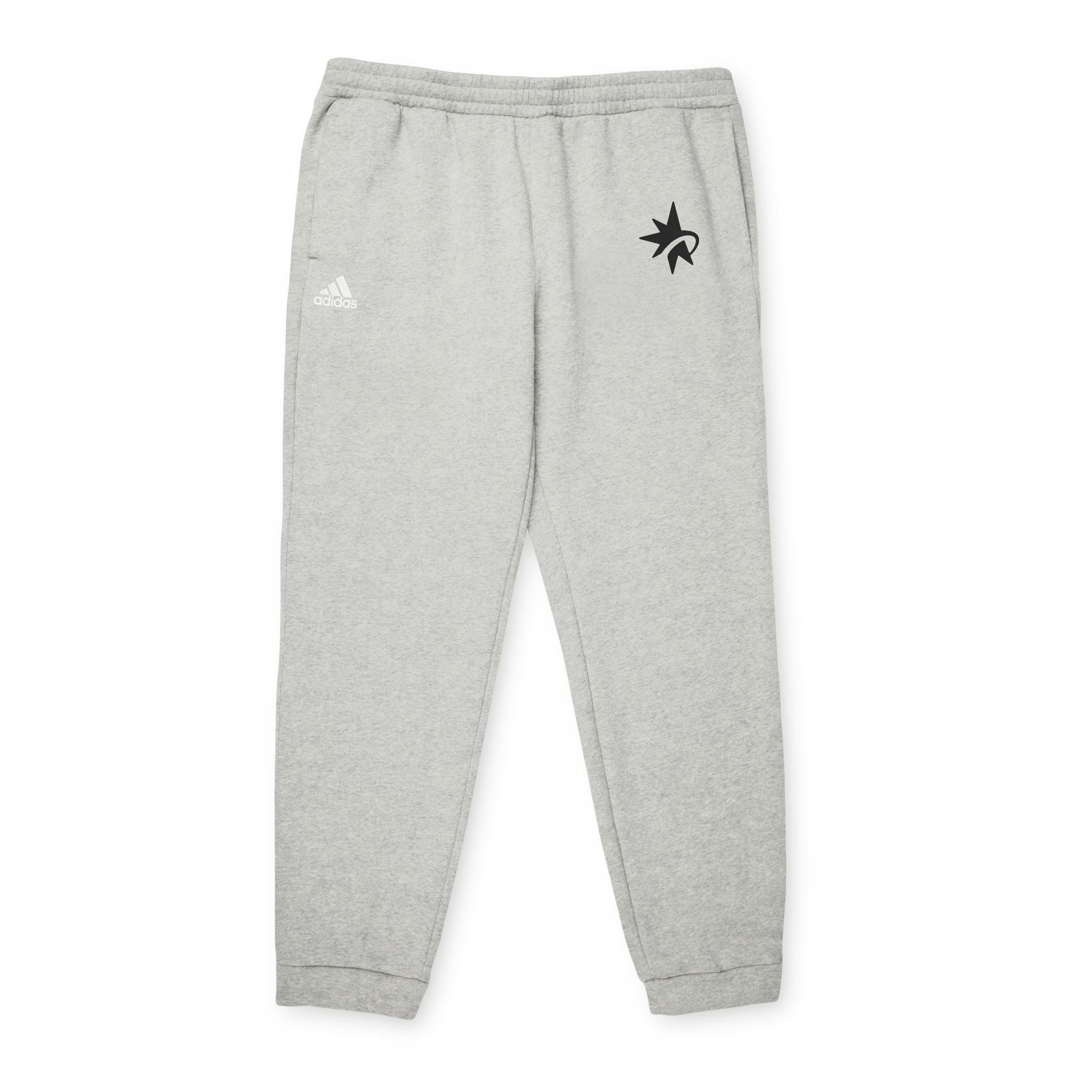 Adidas x NovaThread Fleece Joggers — Grey Cozy Athletic Sweatpants