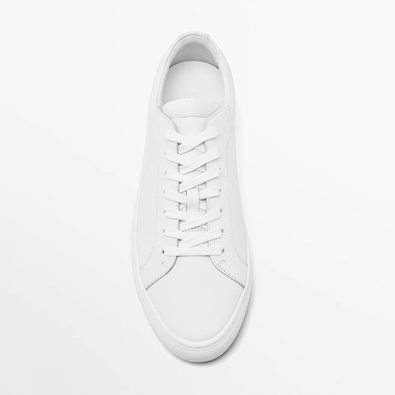 Lace-Up Leather Casual Sneakers