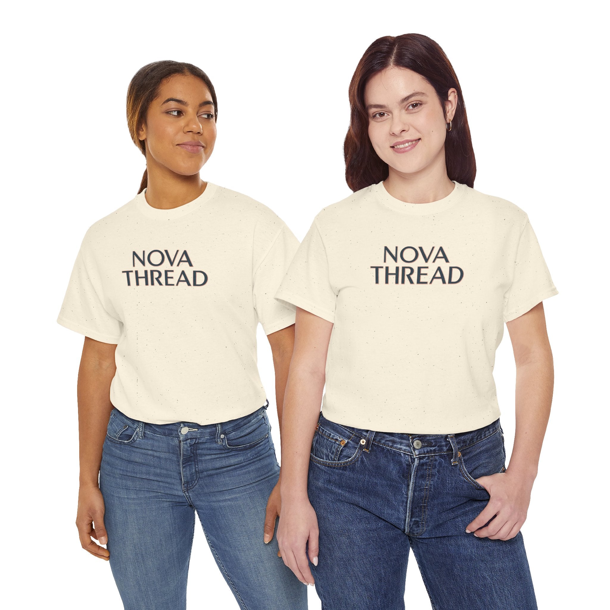 Nova Thread Graphic Tee — Minimal Logo Cotton T-Shirt for Everyday Wear