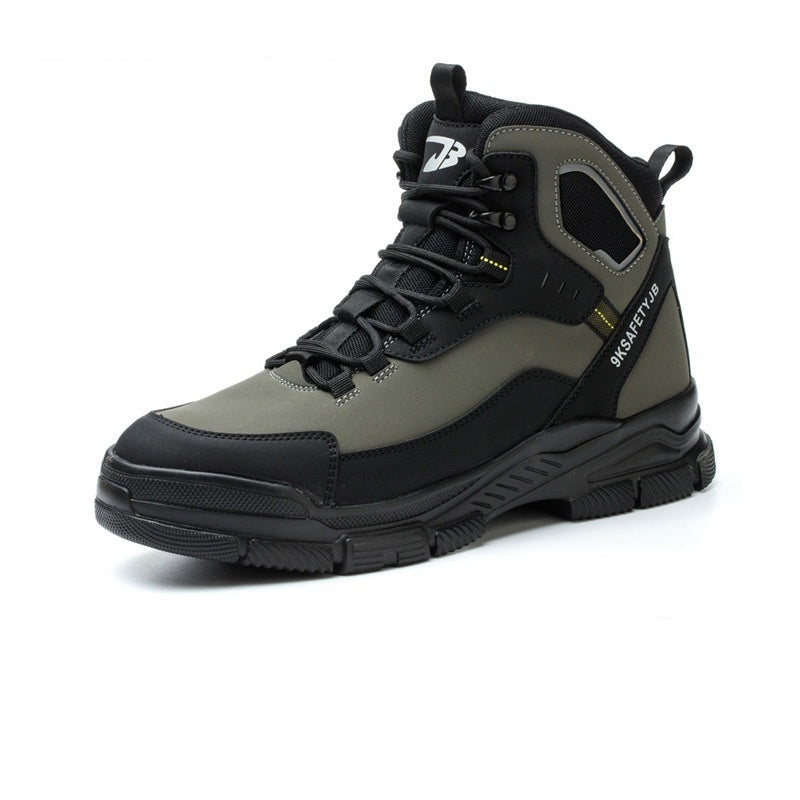 Combat Boots Male High Ankle Safety Shoes